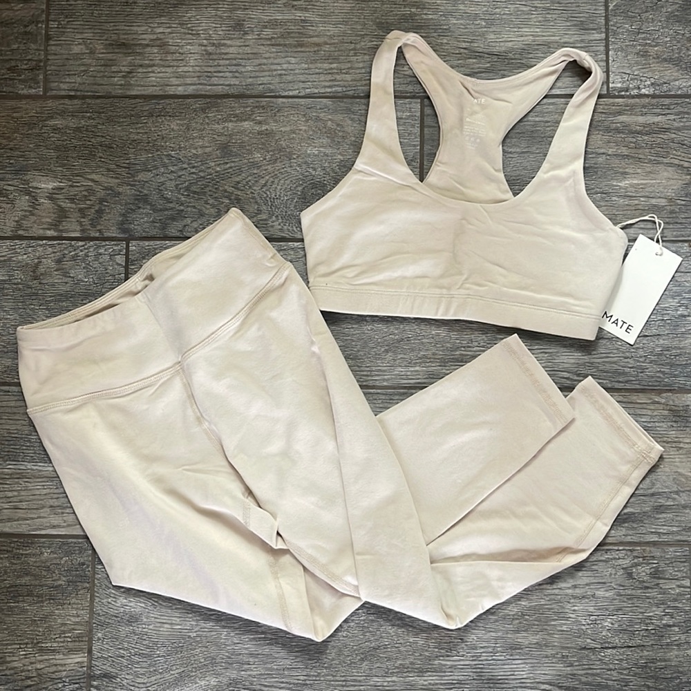 MATE the Label Organic Legging and Sports Bra